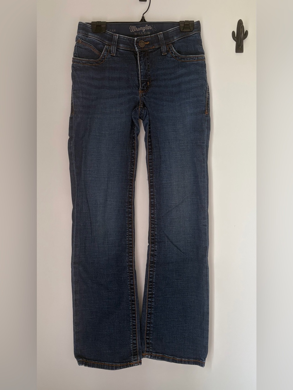 Wrangler Willow Ultimate Riding Dark Indigo Straight Leg Jeans